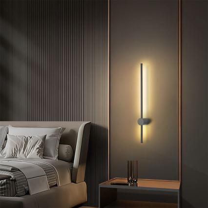 Brilagi - Zewnętrzny kinkiet LED AURA 12W/230V 3000K IP54 65 cm antracyt