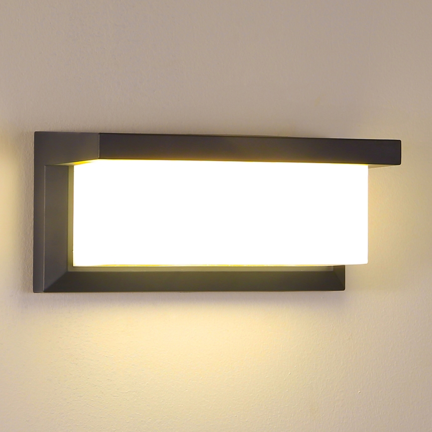 Brilagi - LED Kinkiet zewnętrzny BRICKY LED/12W/230V antracyt IP54