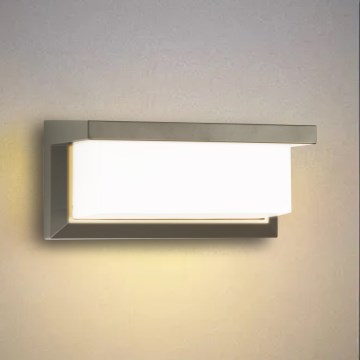 Brilagi - LED Kinkiet zewnętrzny BRICKY LED/12W/230V szary IP54