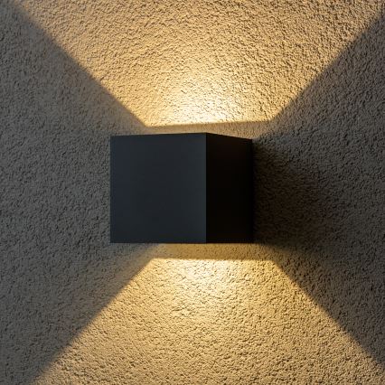 Brilagi - LED Kinkiet zewnętrzny CUBE LED/6W/230V antracyt IP54