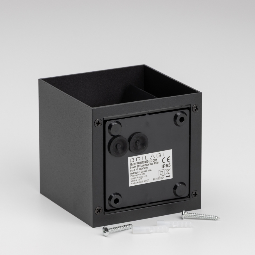 Brilagi - LED Kinkiet zewnętrzny CUBE LED/6W/230V IP54