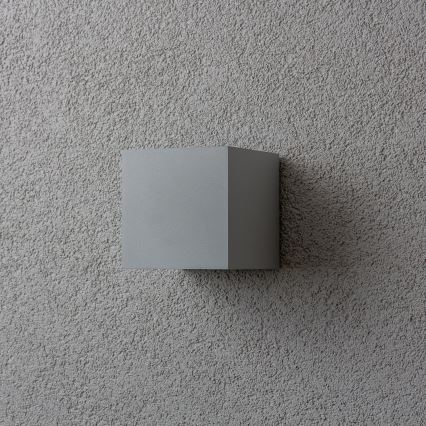 Brilagi - LED Kinkiet zewnętrzny CUBE LED/6W/230V szary IP54