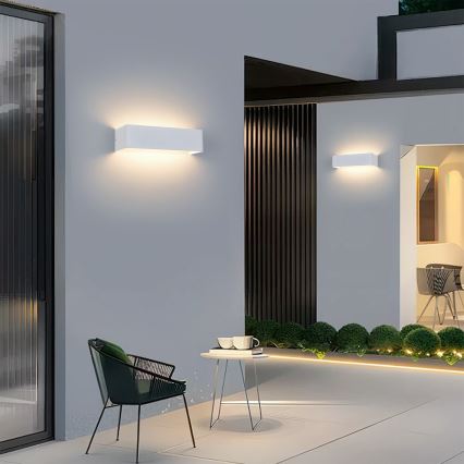 BRILAGI - LED Kinkiet zewnętrzny DONNANI LED/12W/230V 30 cm biały IP44