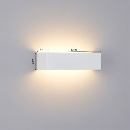 BRILAGI - LED Kinkiet zewnętrzny DONNANI LED/12W/230V 30 cm biały IP44