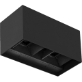 Brilagi - LED kinkiet zewnętrzny DOUBLE CUBE LED/12W/230V czarny IP65