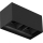Brilagi - LED kinkiet zewnętrzny DOUBLE CUBE LED/12W/230V czarny IP65