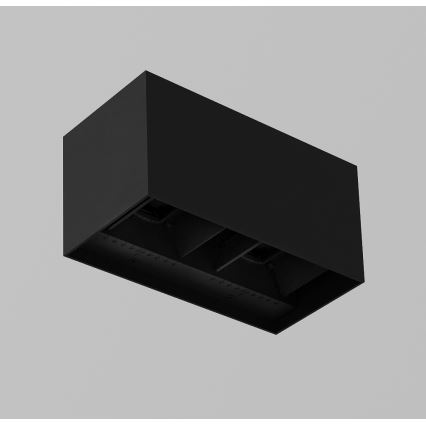 Brilagi - LED kinkiet zewnętrzny DOUBLE CUBE LED/12W/230V czarny IP65