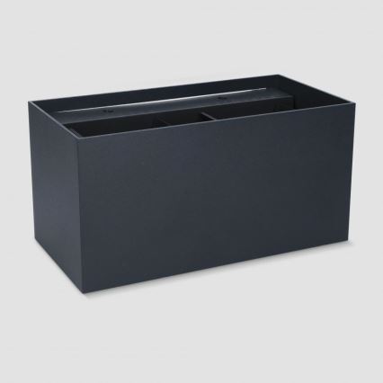 Brilagi - LED kinkiet zewnętrzny DOUBLE CUBE LED/12W/230V czarny IP65