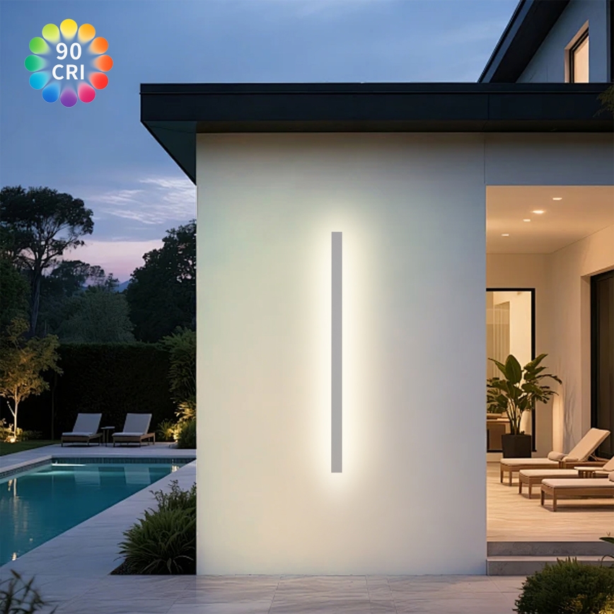 Brilagi - Zewnętrzny kinkiet LINEAR LED/32W/230V 3000K IP65 140 cm biały CRI 90