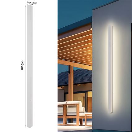 Brilagi - Zewnętrzny kinkiet LINEAR LED/32W/230V 3000K IP65 140 cm biały CRI 90
