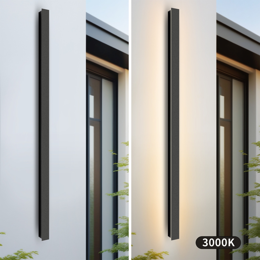 Brilagi - Kinkiet zewnętrzny LED LINEAR LED/32W/230V 3000K IP65 140 cm czarny CRI 90