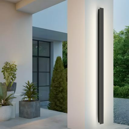 Brilagi - Kinkiet zewnętrzny LED LINEAR LED/32W/230V 3000K IP65 140 cm czarny CRI 90