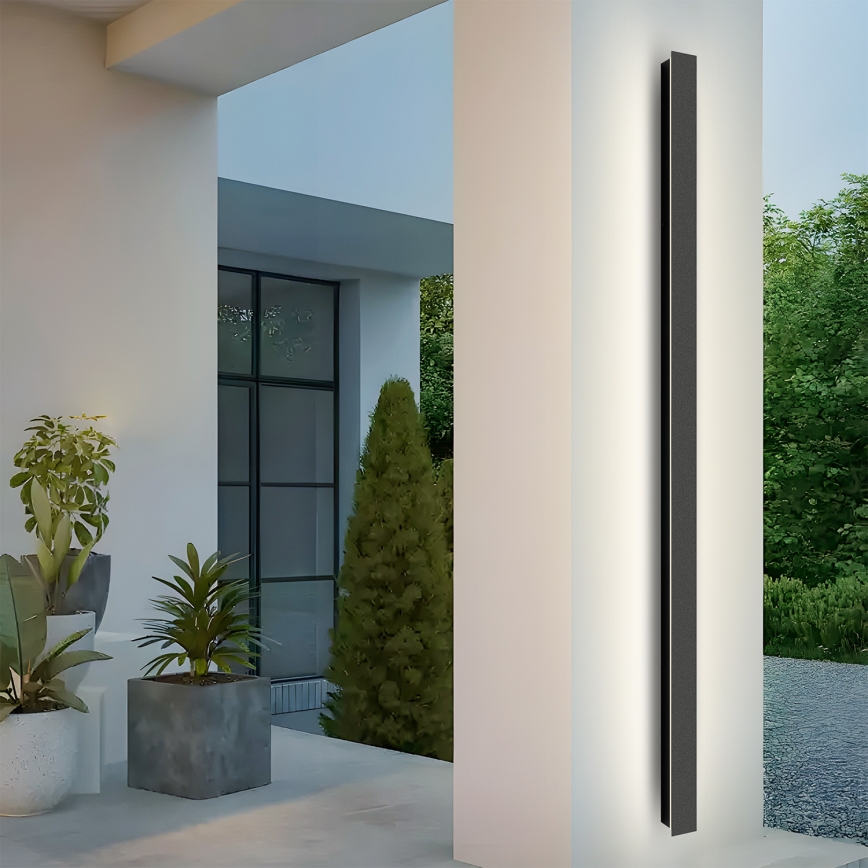 Brilagi - Kinkiet zewnętrzny LED LINEAR LED/32W/230V 3000K IP65 140 cm czarny CRI 90