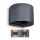 Brilagi - LED Kinkiet zewnętrzny RONDO LED/6W/230V antracyt IP54