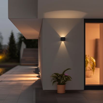 Brilagi - LED Kinkiet zewnętrzny RONDO LED/6W/230V antracyt IP54