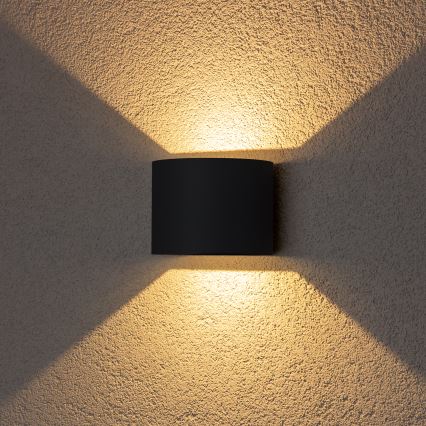 Brilagi - LED Kinkiet zewnętrzny RONDO LED/6W/230V antracyt IP54