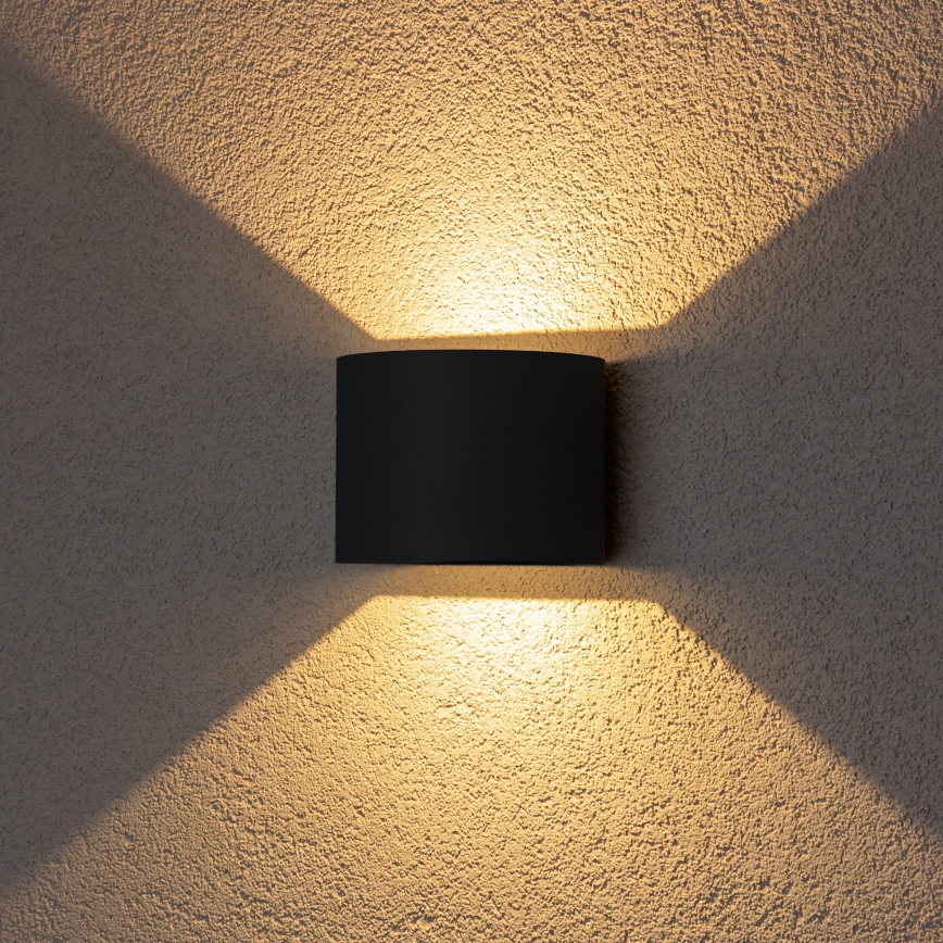 Brilagi - LED Kinkiet zewnętrzny RONDO LED/6W/230V antracyt IP54