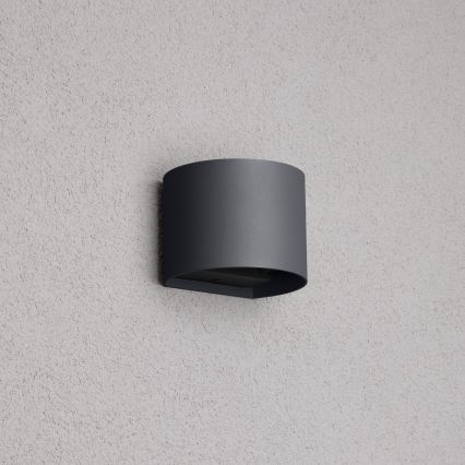 Brilagi - LED Kinkiet zewnętrzny RONDO LED/6W/230V antracyt IP54