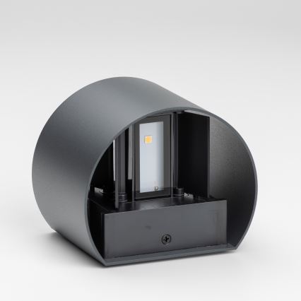 Brilagi - LED Kinkiet zewnętrzny RONDO LED/6W/230V antracyt IP54