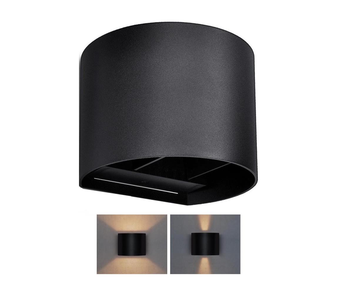 Brilagi - LED Kinkiet zewnętrzny RONDO LED/6W/230V IP54