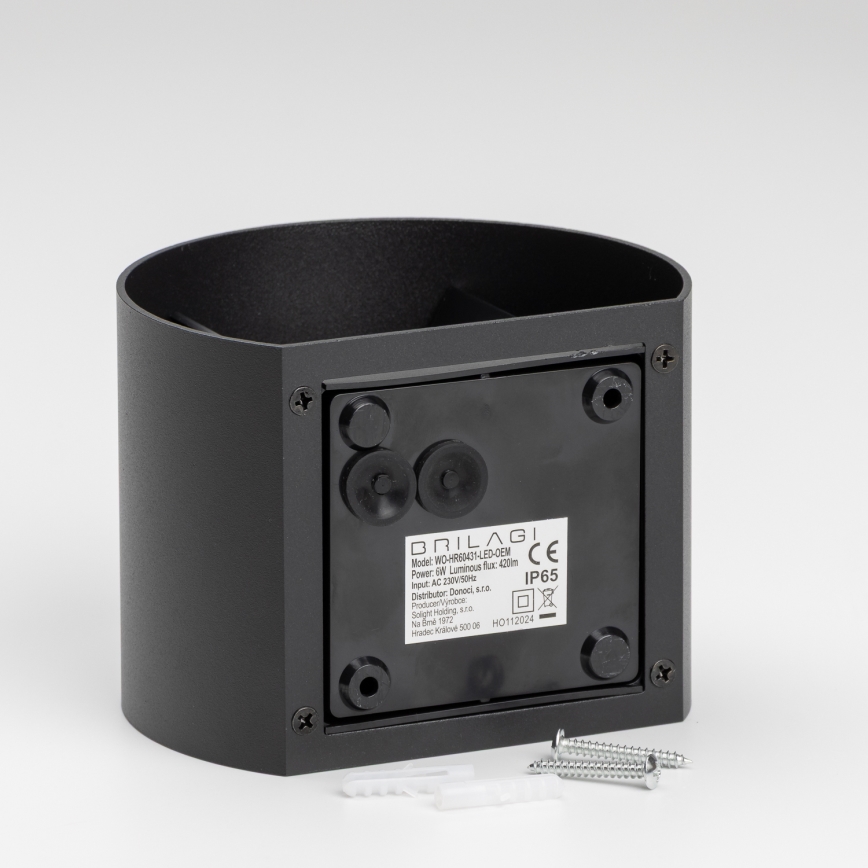 Brilagi - LED Kinkiet zewnętrzny RONDO LED/6W/230V IP54