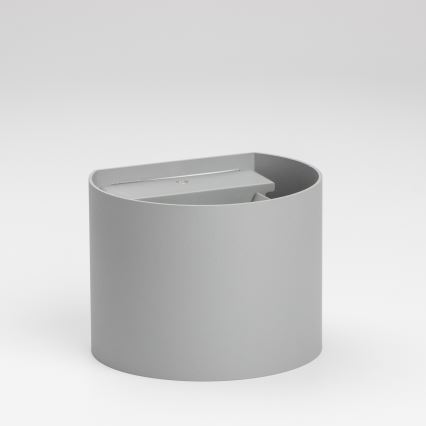 Brilagi - LED Kinkiet zewnętrzny RONDO LED/6W/230V szary IP54