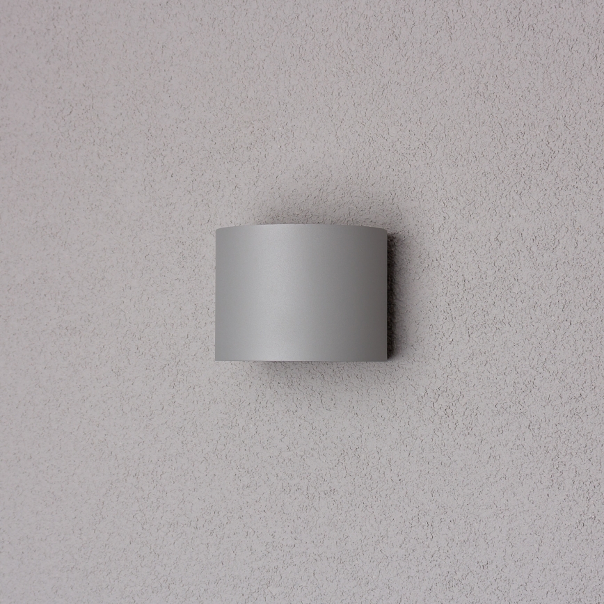Brilagi - LED Kinkiet zewnętrzny RONDO LED/6W/230V szary IP54