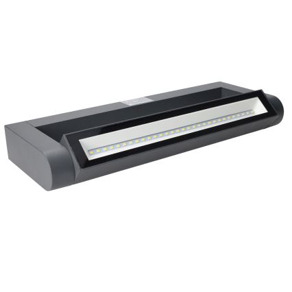 Brilagi - Zewnętrzny kinkiet SALERNO LED/12W/230V 35,5 cm antracyt IP65