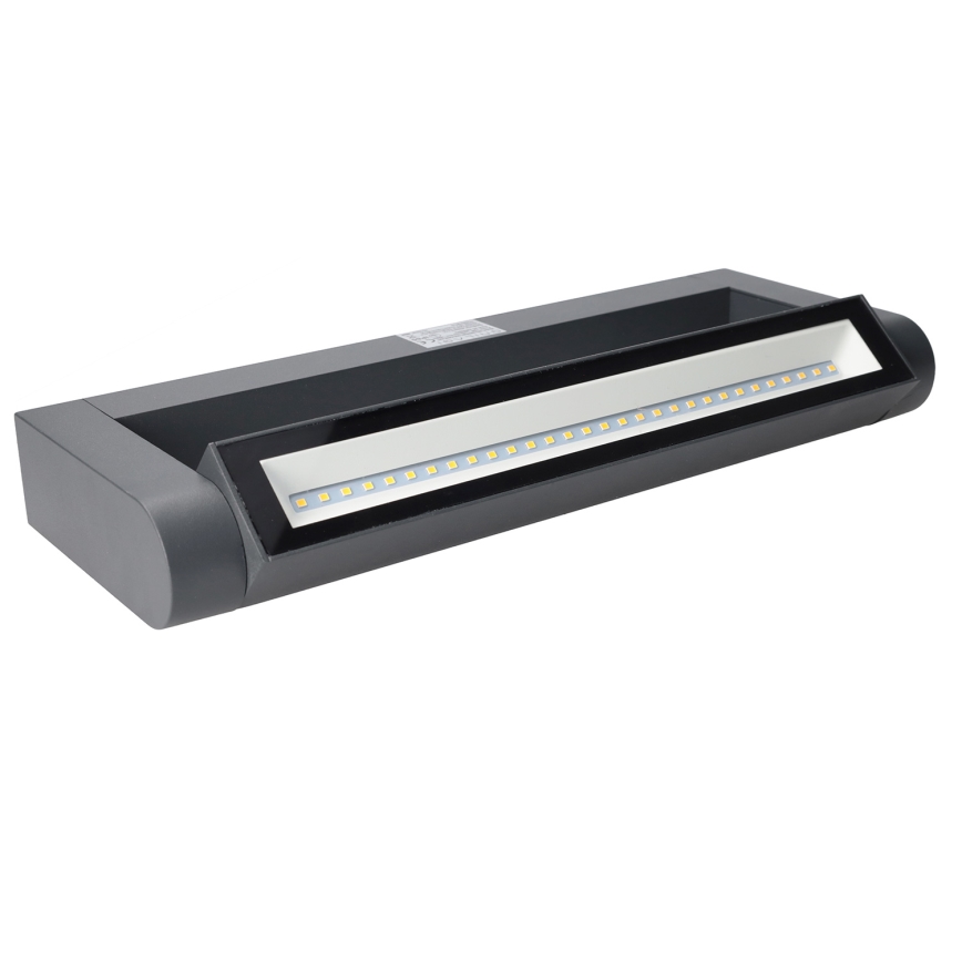 Brilagi - Zewnętrzny kinkiet SALERNO LED/12W/230V 35,5 cm antracyt IP65