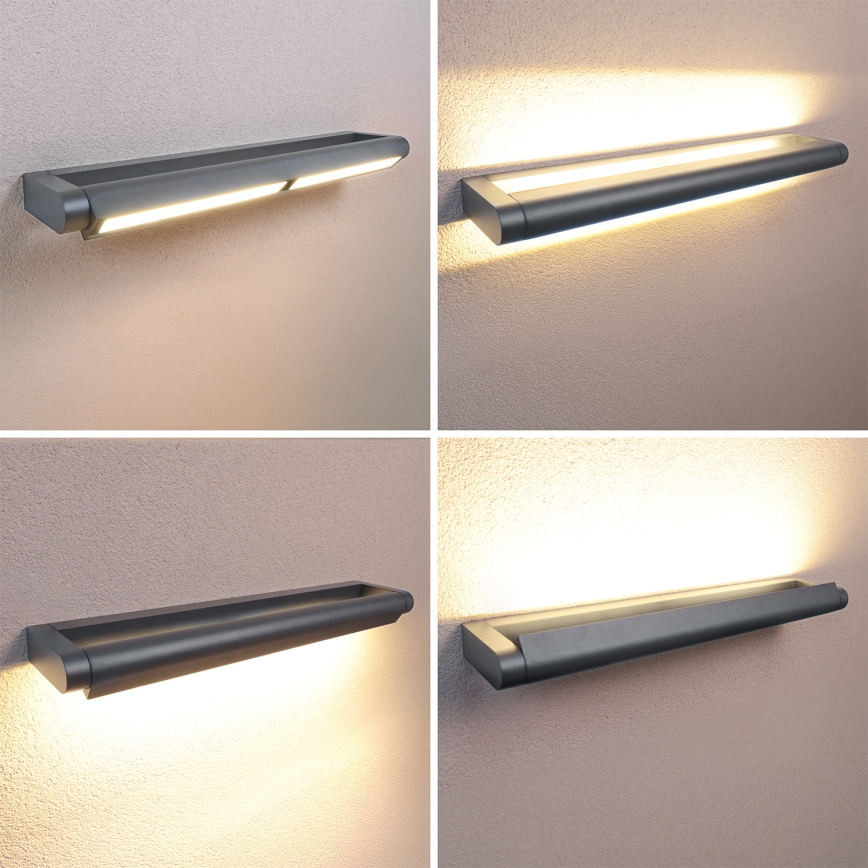 Brilagi - LED kinkiet zewnętrzny SALERNO LED/24W/230V 66 cm antracyt IP65