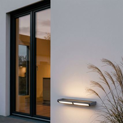 Brilagi - LED kinkiet zewnętrzny SALERNO LED/24W/230V 66 cm antracyt IP65