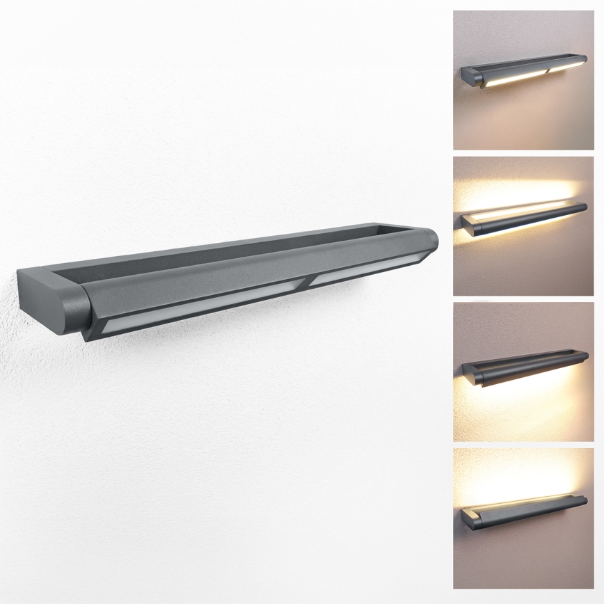 Brilagi - LED kinkiet zewnętrzny SALERNO LED/24W/230V 66 cm antracyt IP65