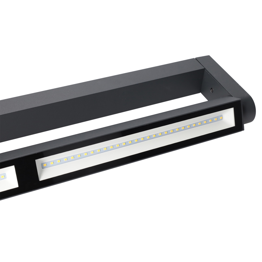 Brilagi - LED kinkiet zewnętrzny SALERNO LED/24W/230V 66 cm antracyt IP65