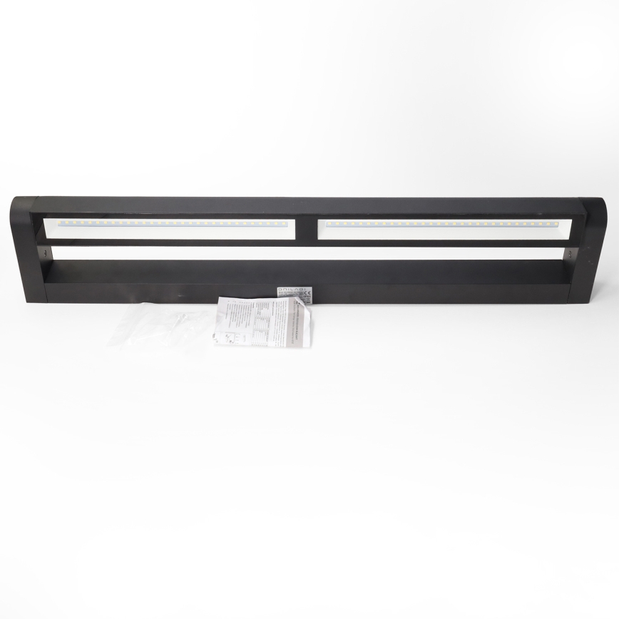 BRILAGI - LED Zewnętrzna oprawa ścienna na elewację SALERNO LED/24W/230V 66 cm czarna IP65