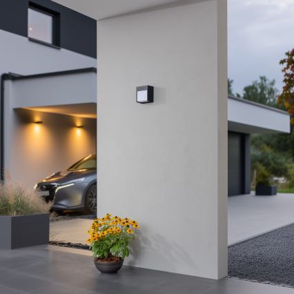 Brilagi - LED Kinkiet zewnętrzny TERNI LED/12W/230V antracyt IP44