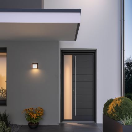 Brilagi - LED Kinkiet zewnętrzny TERNI LED/12W/230V antracyt IP44