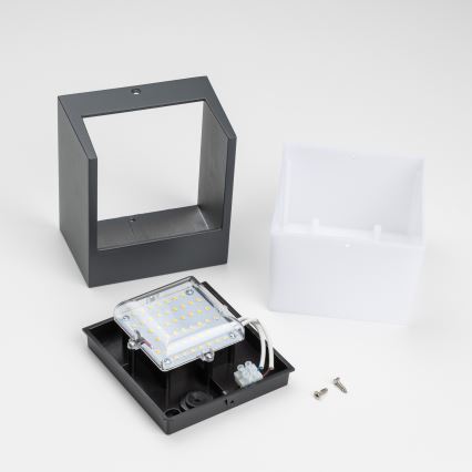 Brilagi - LED Kinkiet zewnętrzny TERNI LED/12W/230V antracyt IP44