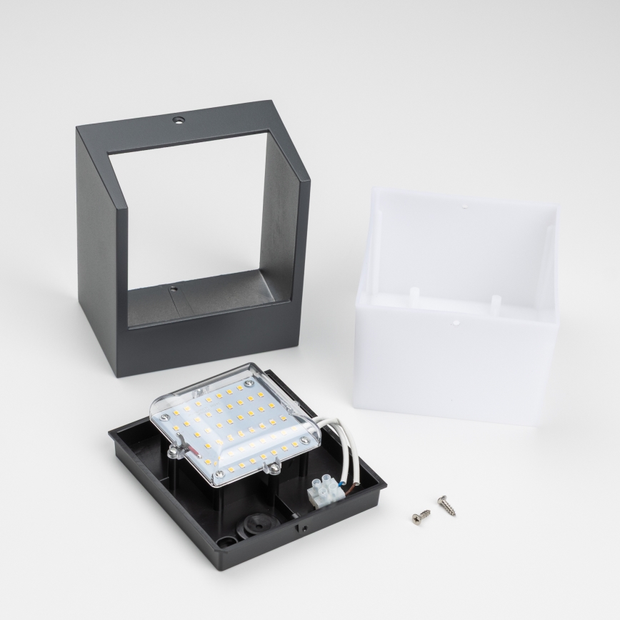 Brilagi - LED Kinkiet zewnętrzny TERNI LED/12W/230V antracyt IP44