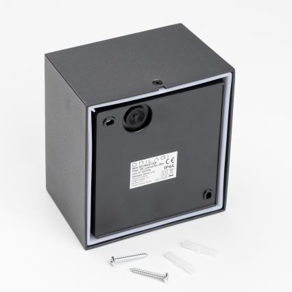 Brilagi - LED Kinkiet zewnętrzny TERNI LED/12W/230V czarny IP44