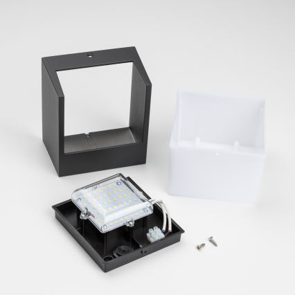 Brilagi - LED Kinkiet zewnętrzny TERNI LED/12W/230V czarny IP44