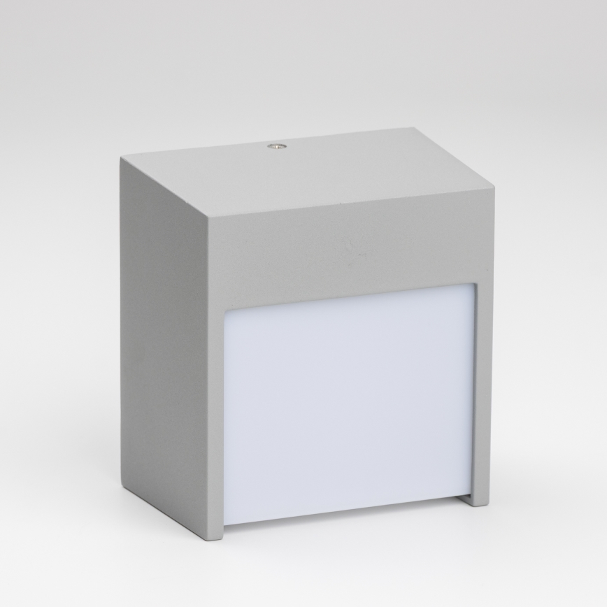 Brilagi - LED Kinkiet zewnętrzny TERNI LED/12W/230V szary IP44