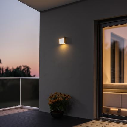Brilagi - LED Kinkiet zewnętrzny TERNI LED/12W/230V szary IP44