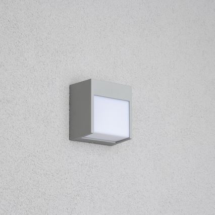Brilagi - LED Kinkiet zewnętrzny TERNI LED/12W/230V szary IP44