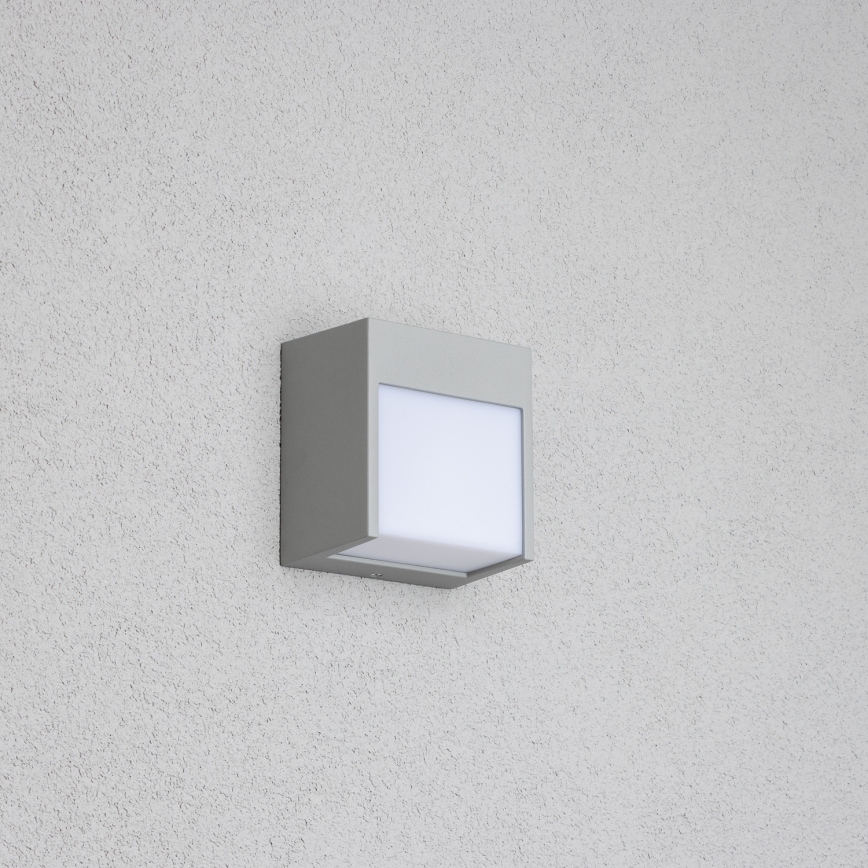 Brilagi - LED Kinkiet zewnętrzny TERNI LED/12W/230V szary IP44