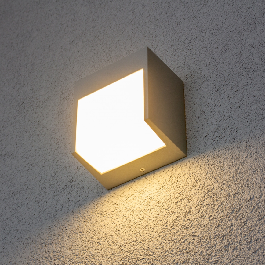 Brilagi - LED Kinkiet zewnętrzny TERNI LED/12W/230V szary IP44
