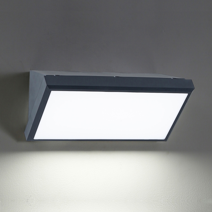 Brilagi - LED Kinkiet zewnętrzny TRIANGLE LED/20W/230V antracyt IP65