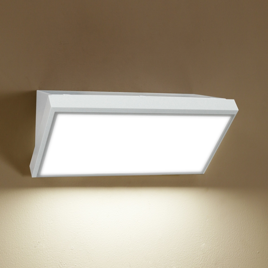 Brilagi - LED Kinkiet zewnętrzny TRIANGLE LED/20W/230V biały IP65