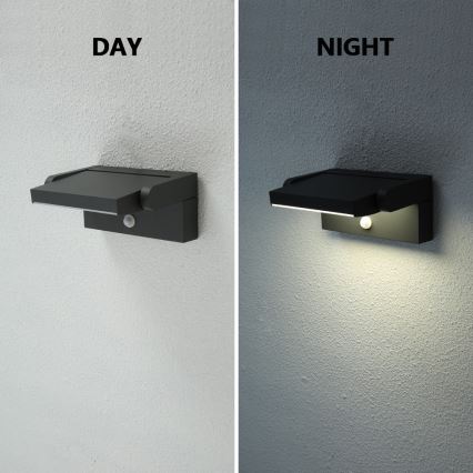 Brilagi - LED Kinkiet zewnętrzny z czujnikiem ANKLE LED/12,5W/230V IP54