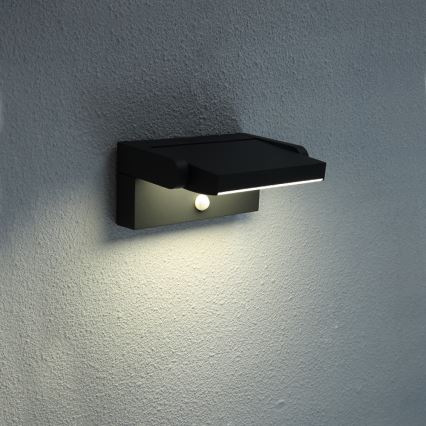 Brilagi - LED Kinkiet zewnętrzny z czujnikiem ANKLE LED/12,5W/230V IP54