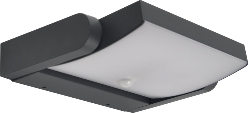 Brilagi - LED Kinkiet zewnętrzny z czujnikiem ANKLE LED/18W/230V 3000K IP65 antracyt